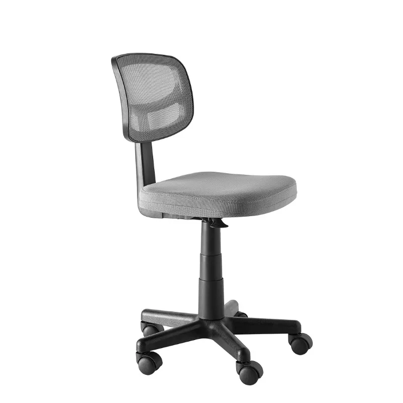 Mesh Task Chair with Plush Padded Seat, Gray/Gray office furniture