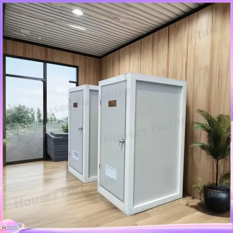 Portable Outdoor Mobile Toilet Shower Room Durable Steel Sandwich Panel Camping Tent for Elderly Activity House Flat Pack