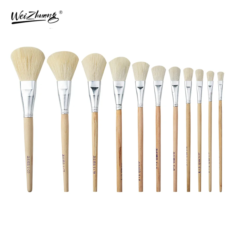 

11PCS Boutique Soft Head S Pen Wool Brush Brush Gold Painting Special Process 11 Models Watercolor Oil Painting Paint Pen