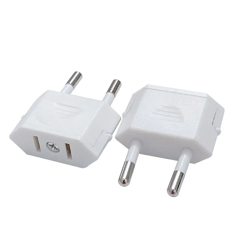 Universal 6A Europe Travel Plug Adapter Euro Converter Travel Adapter Charger Converter Euro Plug to USA Plug 250v