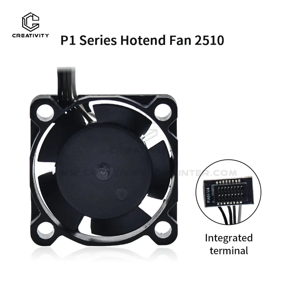 

P1P 2510 Mini Fan 5V With Cable Hot End Cooling Cooler For P1P P1S 3D Printer hotend Fan