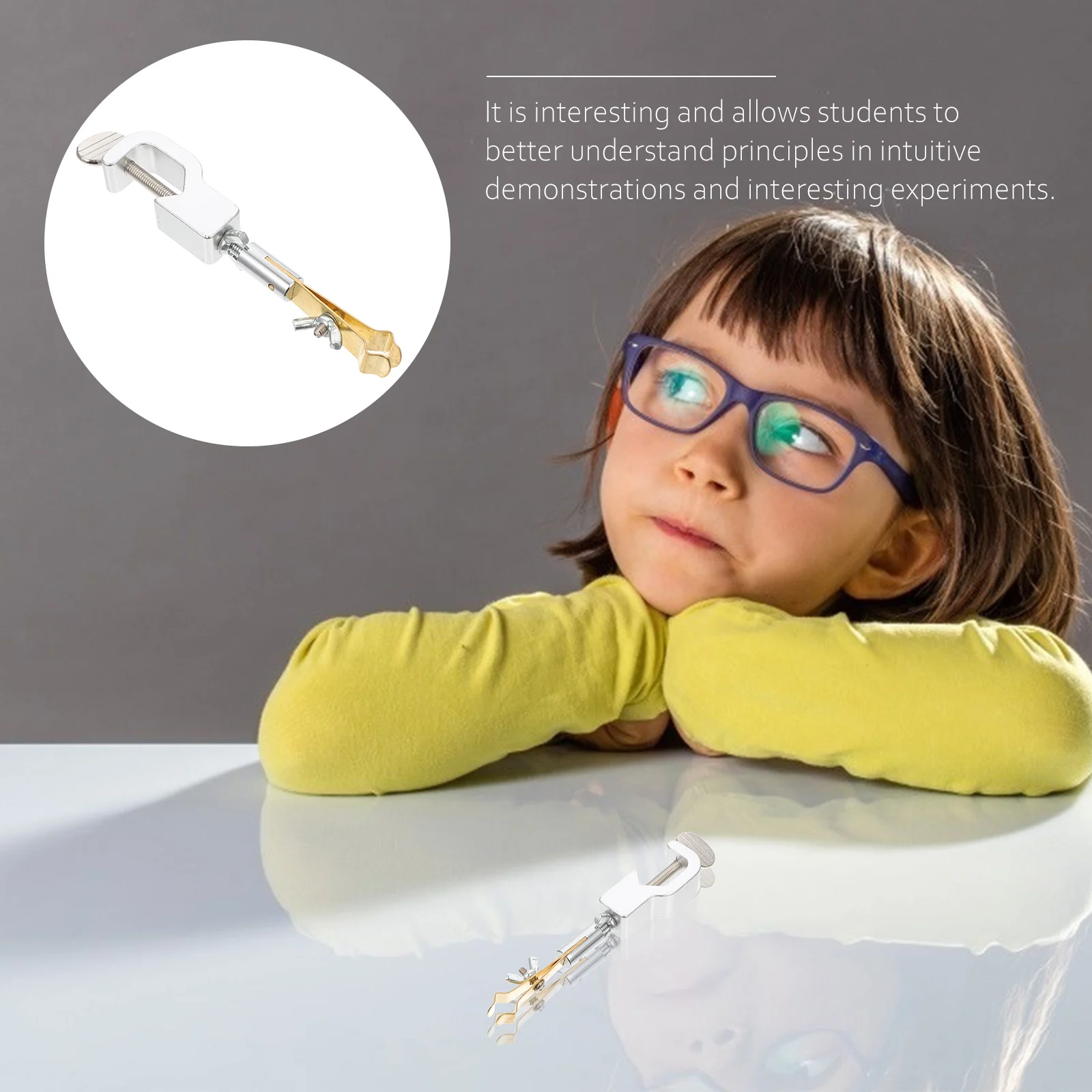 

Thermometer Clamp Stainless Steel Scientific Experiment Device Teaching Equipment Temperature Stand Laboratory Accessories