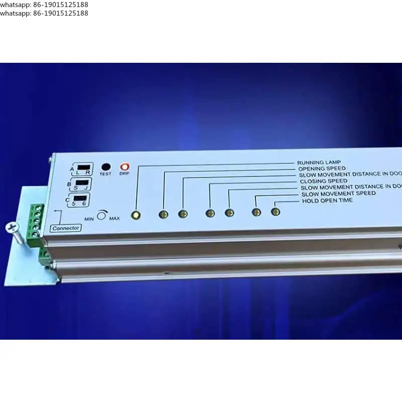 Automatic door controller, induction door motor controller, motherboard, electric glass sliding door