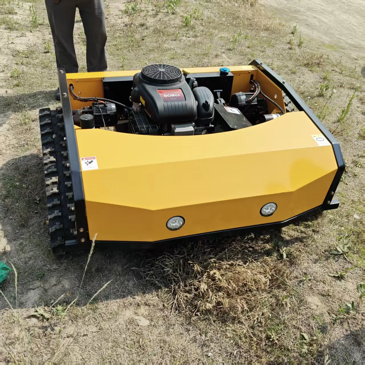 Газонокосилка для озеленения парковки, интеллектуальная гусеничная газонокосилка