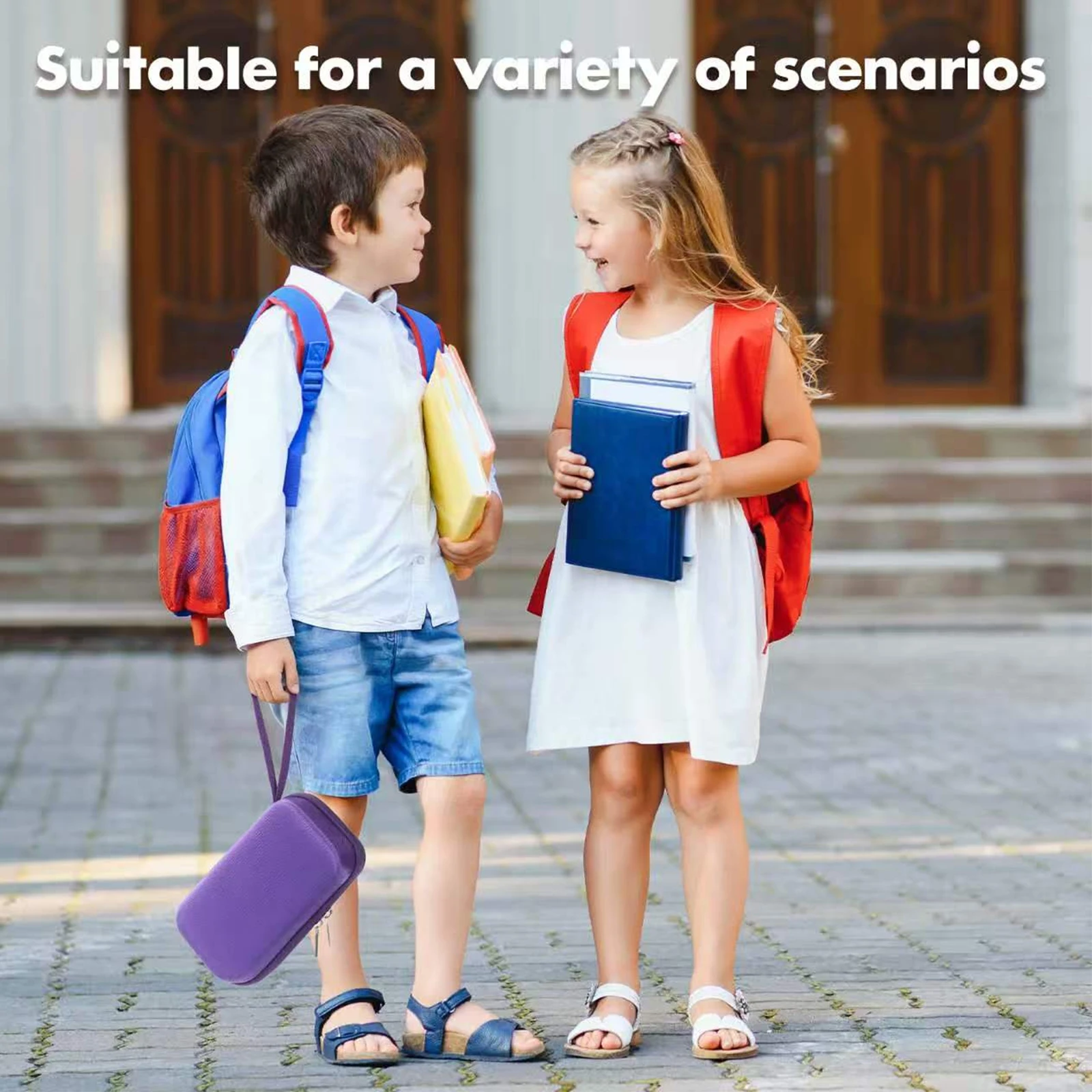 

Жесткий чехол для 3D-ручки 3Doodler Start+ Essentials с сетчатым карманом, портативный дорожный кейс для путешествий/дома/школы