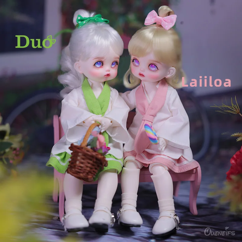 

Duo or Laiiloa BJD Doll 1/6 Dundun Body Cute Preppy Skirt Style Doll DZ Art Toys Surprise Gift for Children