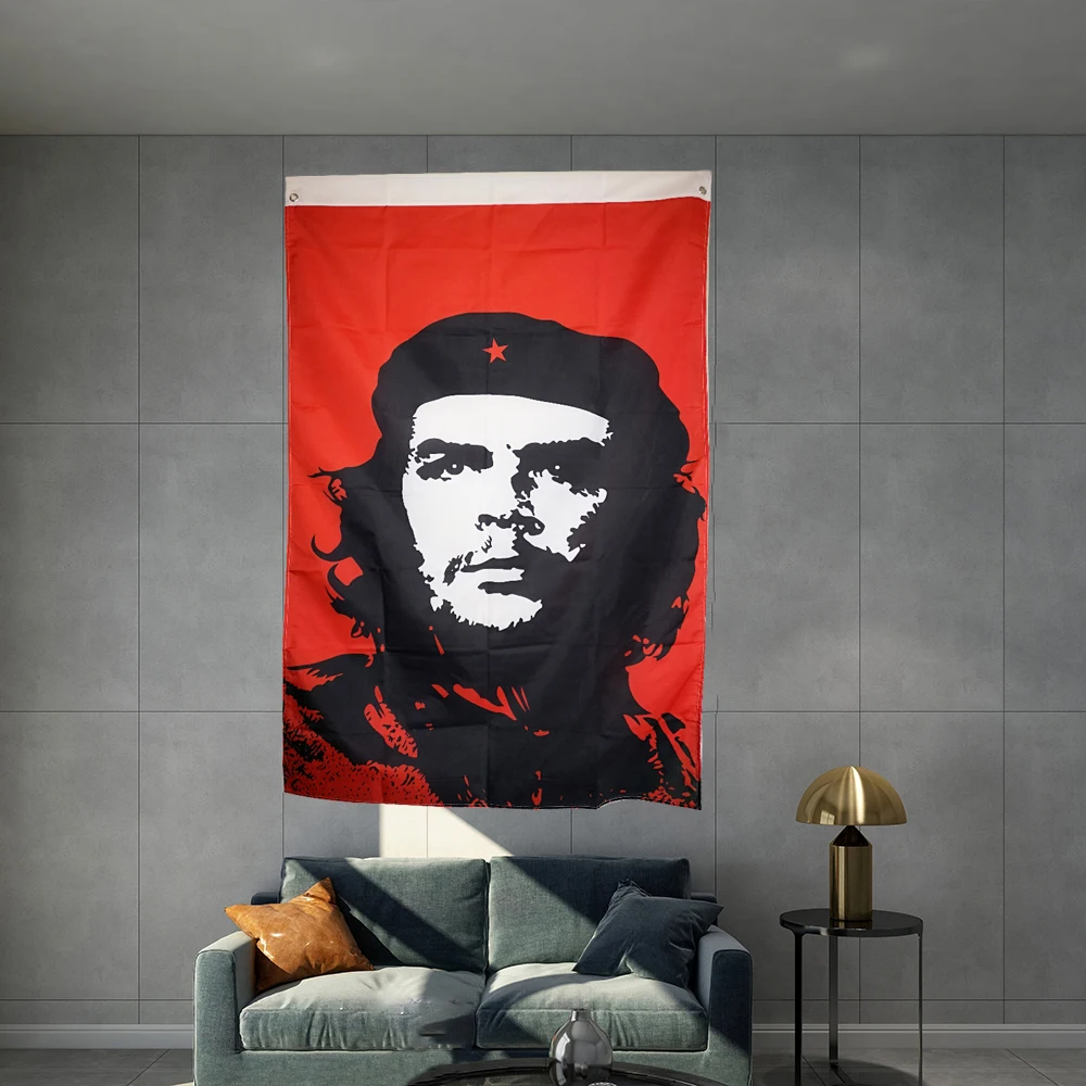 

Che Guevara кубинский флаг, баннер с графическим принтом на заказ, подвесная крышка вала из полиэстера, латунные прокладки, дизайн для наружной рекламы