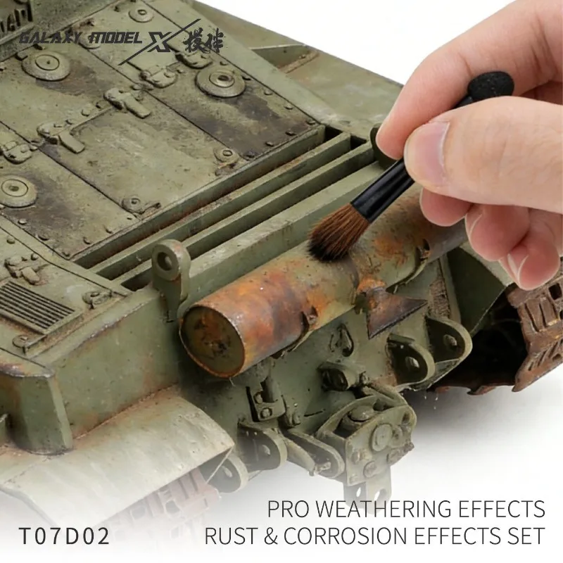 Galaxy PRO Weathering Master 6-color combo for Gunpla Military Model Figure Diorama Battle Damage Rust Dust Effect Painting Tool