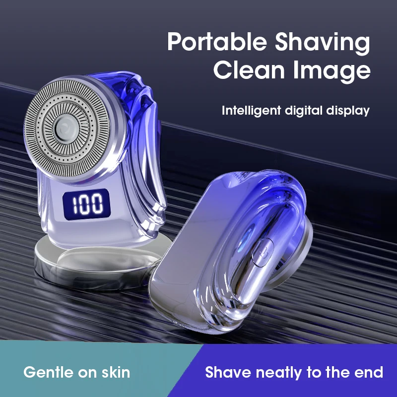 Shaver for Men Portable Car Razor USB Charging Dry Wet Beard Shave Mini Pocket Shavers Waterproof Razor Travel Onboard