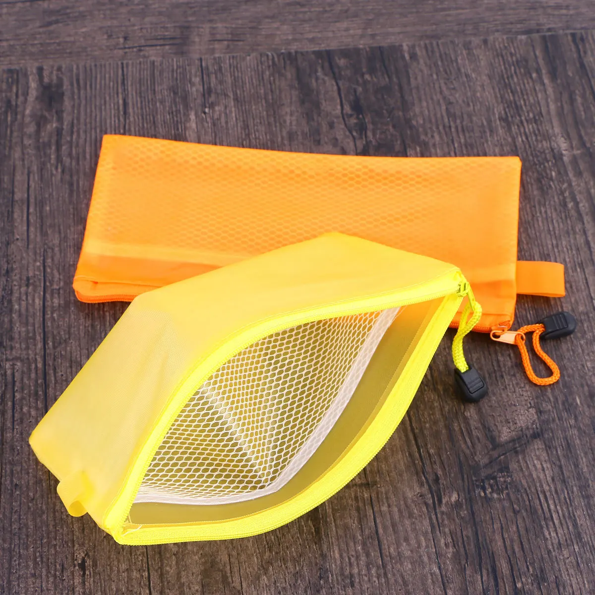 

12 шт., сумка для файлов, сетчатая красочная молния, портативный офисный школьный ПВХ, водонепроницаемый пенал, органайзер, сумка для канцелярских принадлежностей