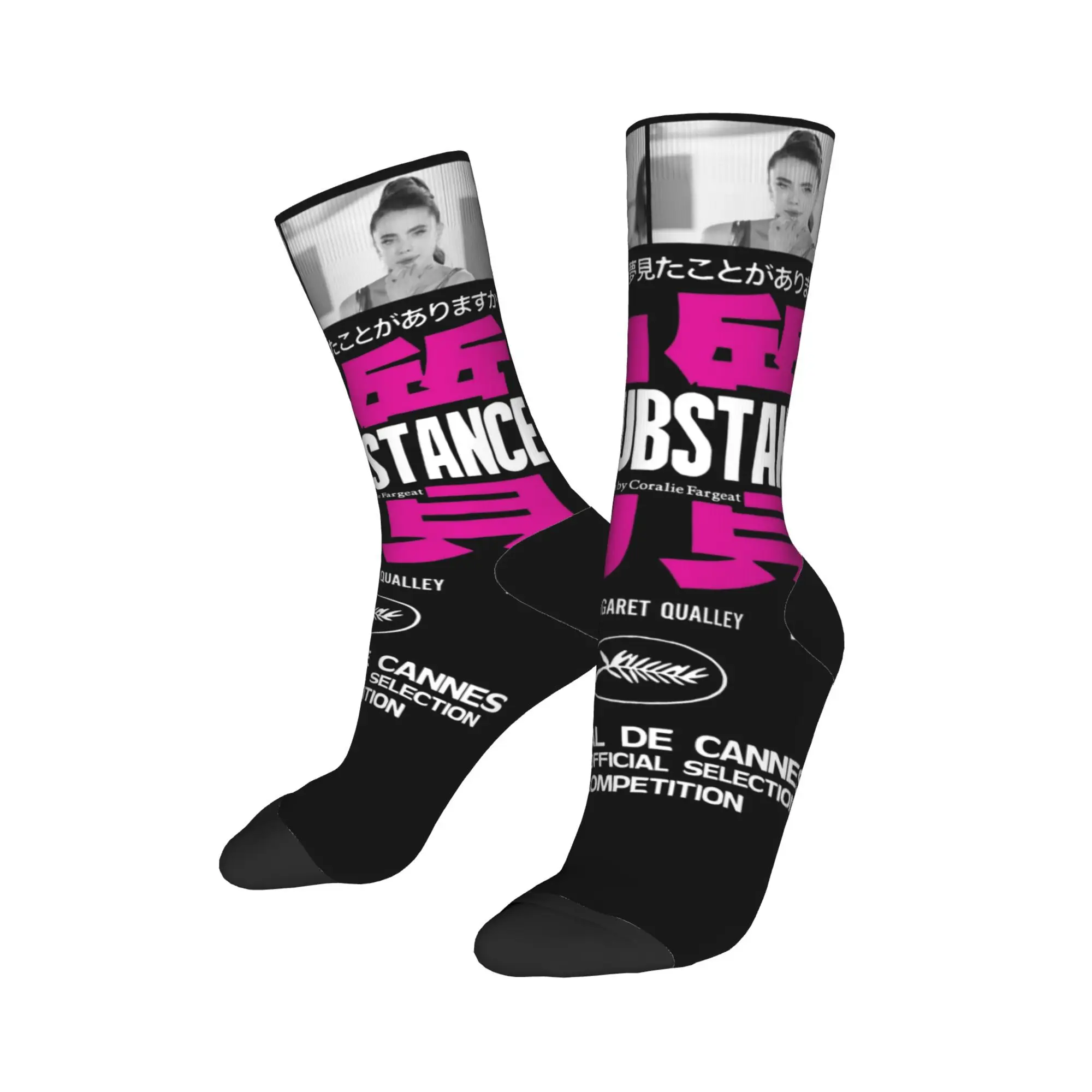 

The Substance Vintage Japan Style Socks Men Women Fashion Socks Harajuku Spring Summer Autumn Winter Middle Tube Socks Gifts