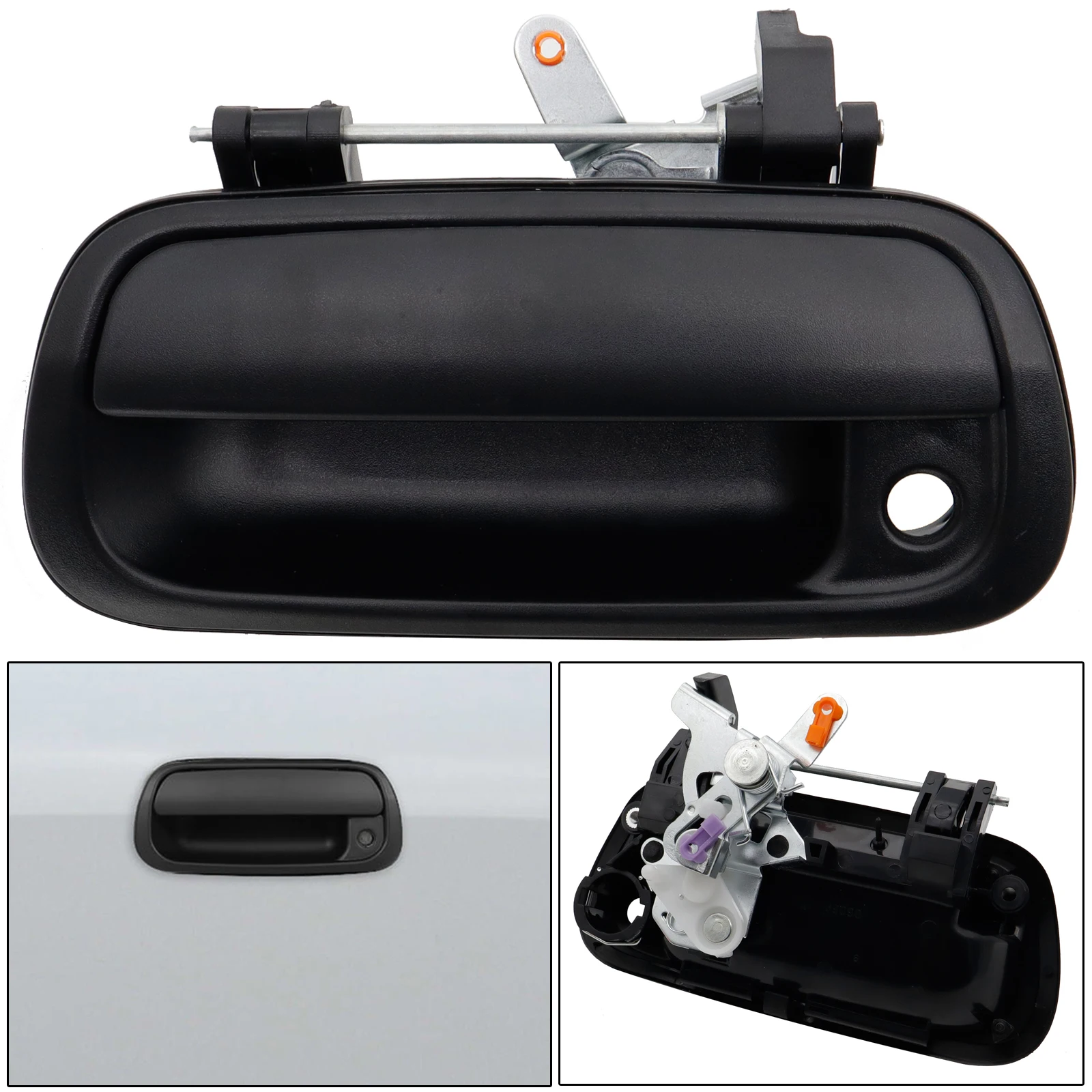 Textured Exterior Rear Tailgate Outside Door Handle For Toyota Tundra 2000 2001 2002 2003 2004 2005 2006 690900C030 69090-0C030