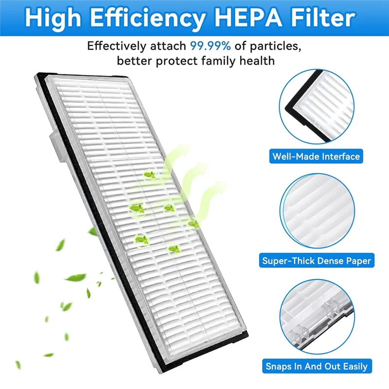 M17K - Części zamienne do Roborock S8 Pro Ultra: szczotka główna, szczotki boczne, filtry HEPA, nakładki mopujące, worki na kurz