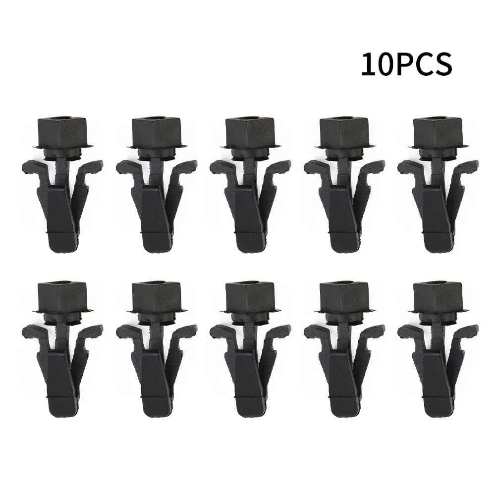 10pcs Clips Longlife Car Corrosion-resistance Efficient Originly Replacement Plastic Stable Anti-wear Apply To Grille