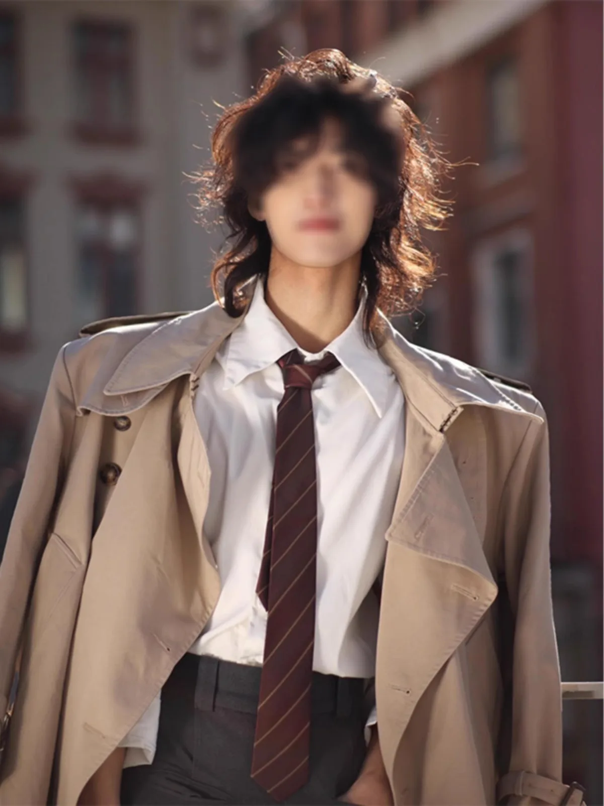 

Cleanfit Pure White Long Sve Collar Мужская футболка irt Inner Wear Briti Sle Весна Осень High End Feeling