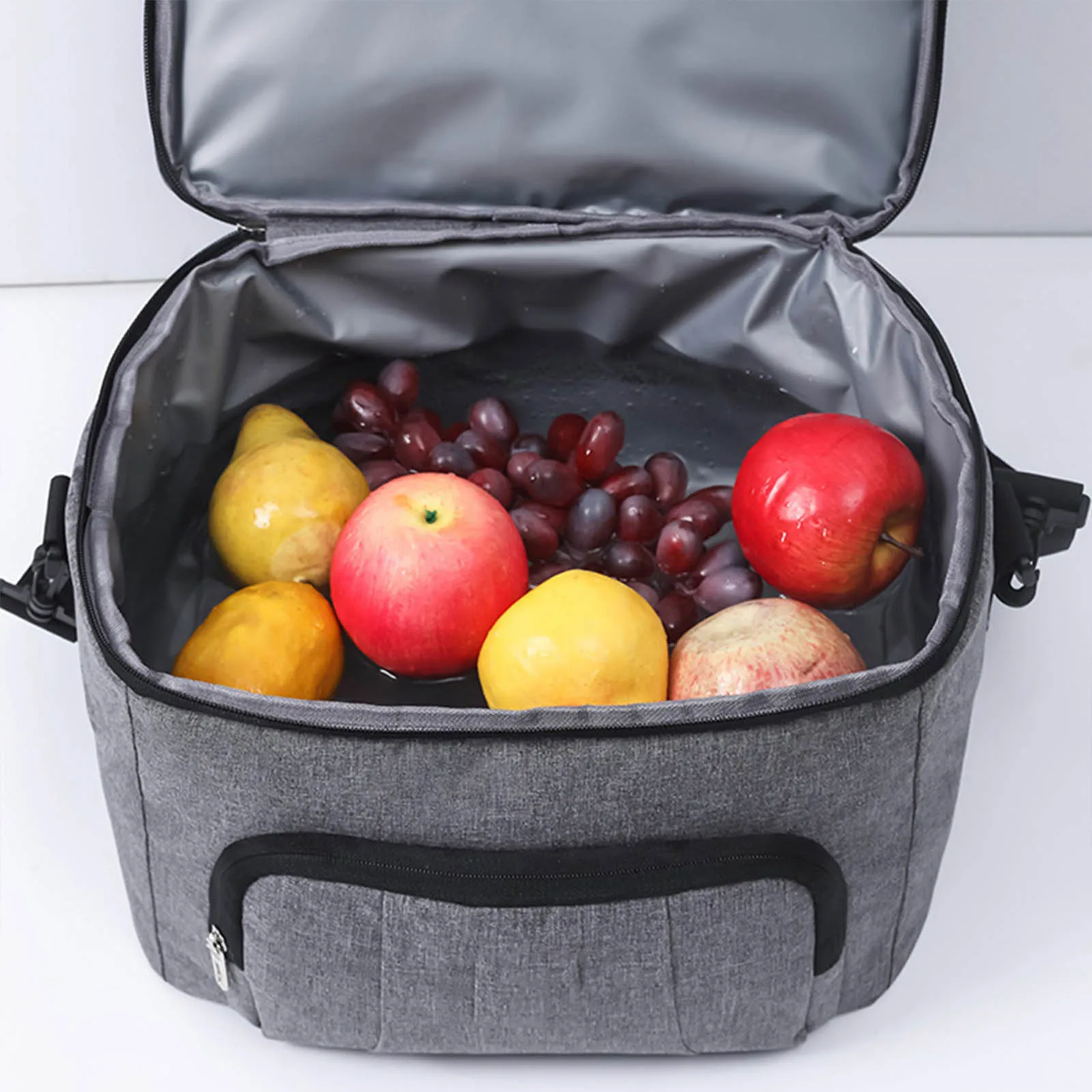 

Oxford Cloth PEVA Insulated Bag Foldable Lightweight Portable Thermal Food Container S wich Carry Picnic Takeout Waterproof Easy