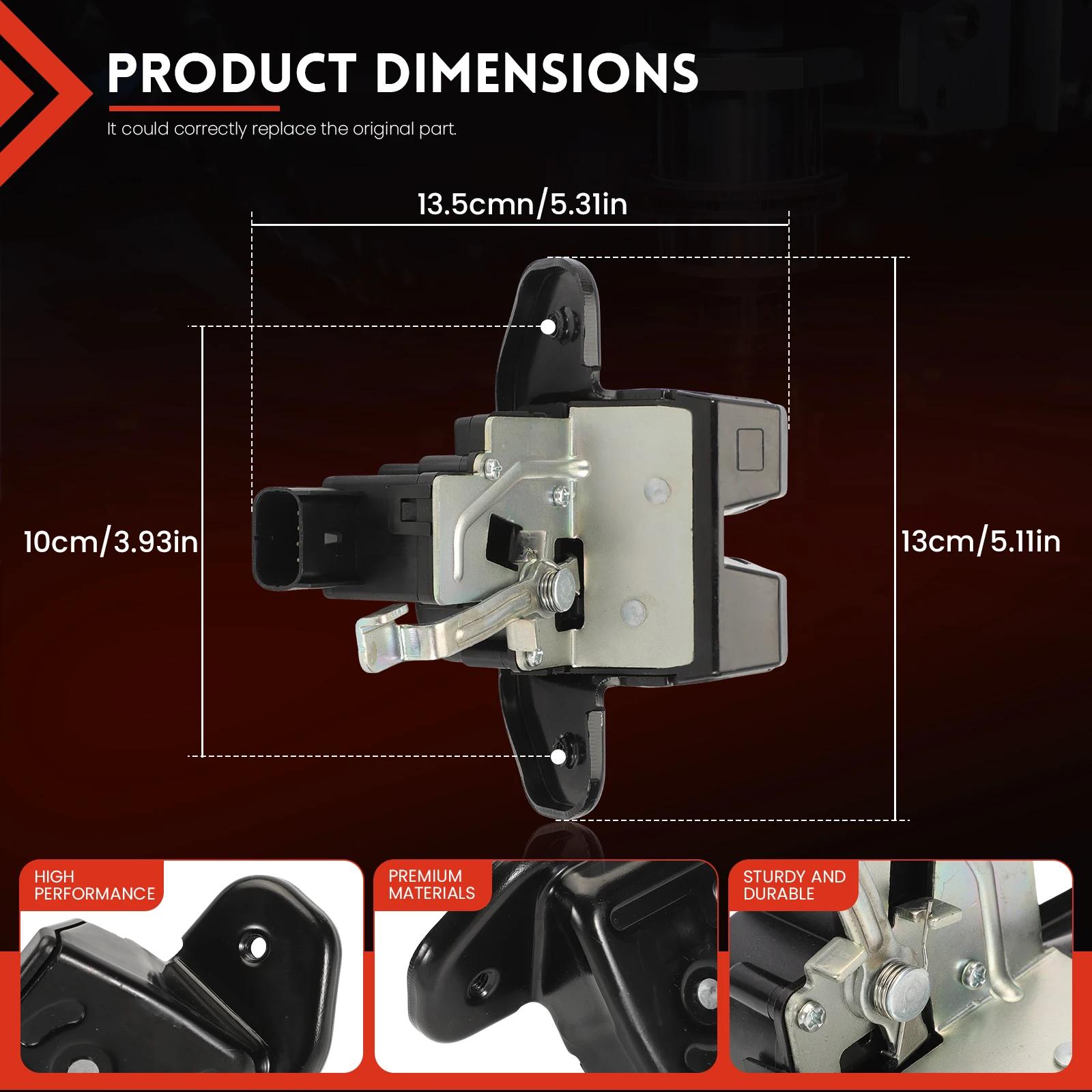 81230-H0200 Electric Tailgate Latch Assembly For Hyundai Reina Verna RV Kia Pegas Stonic Forte 81230-H8000 Boot Lid Latch
