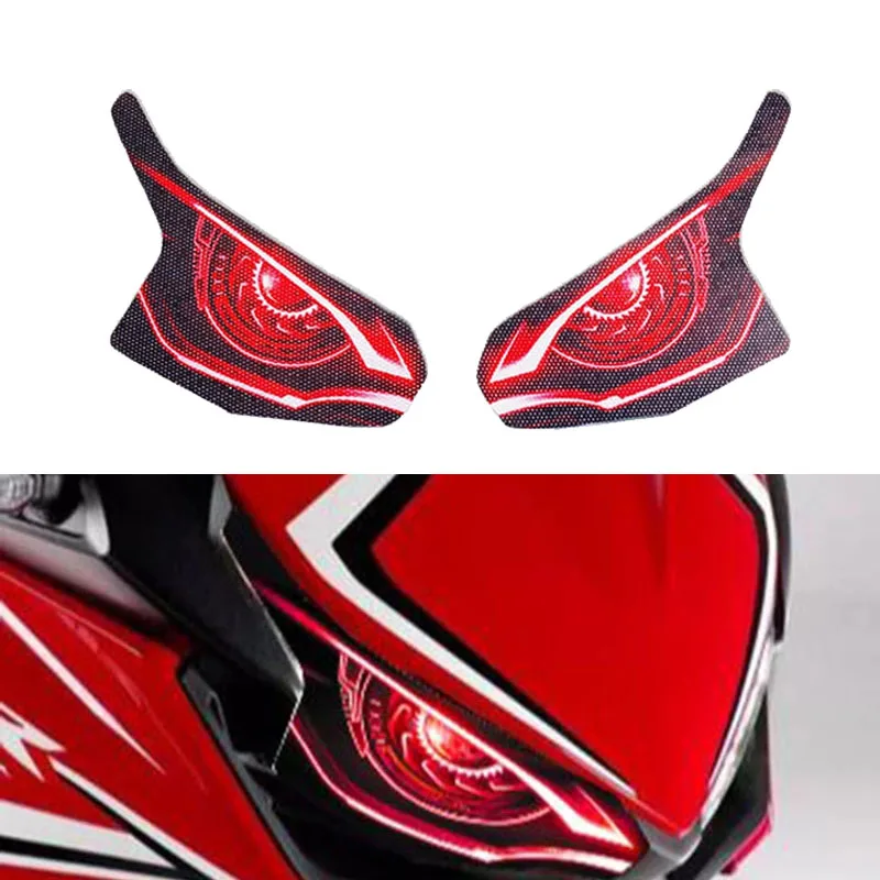 

For HONDA CBR400RR CBR 400RR CBR 400 RR 2022 2023 Motorcycle 3D Front Fairing Headlight Sticker Guard Head light Stickers