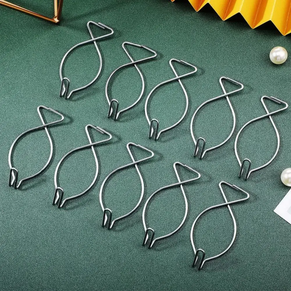 50 Pcs Ceiling Hook Clips T-bar Clips Tile Drop Ceiling Hooks Grid Ceiling Hanging Hooks Clips Stores Wedding Decoration