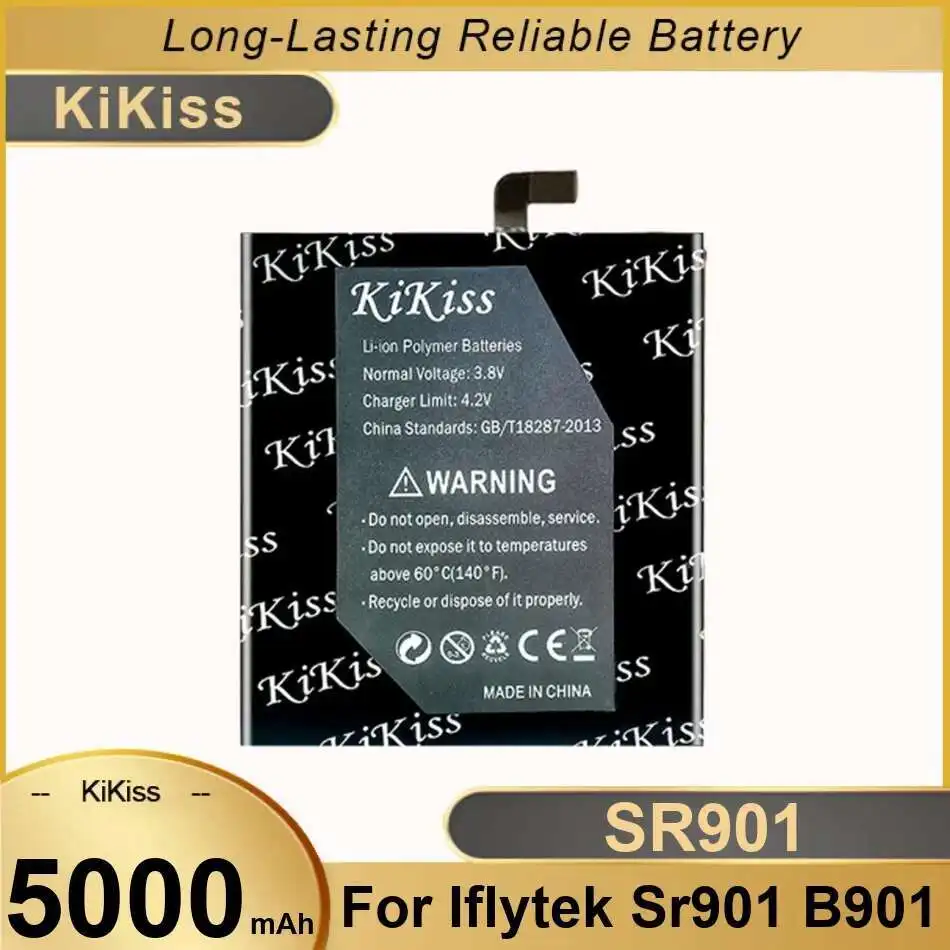 

For Iflytek SR901 B901 Long-Lasting High Capacity Voice Recognition Device Battery 5000Mah