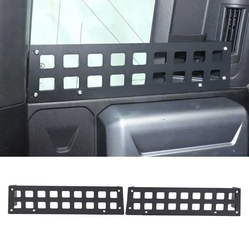 

For Land Rover Defender 110 2020+ car carbon steel black car trunk side window storage fence interior modification accessories