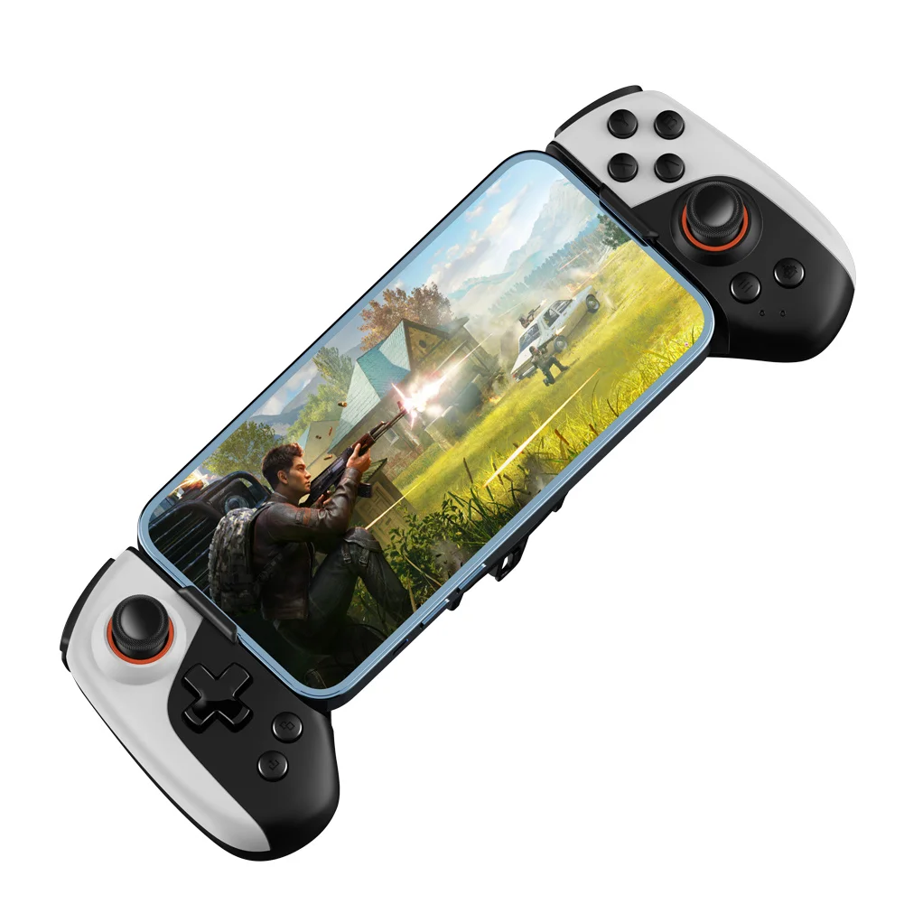 JK02 Stretching Games Controller Semiconductor Radiator LED Lighting Gamepad Joysticks Compatible For Android Switch IOS System