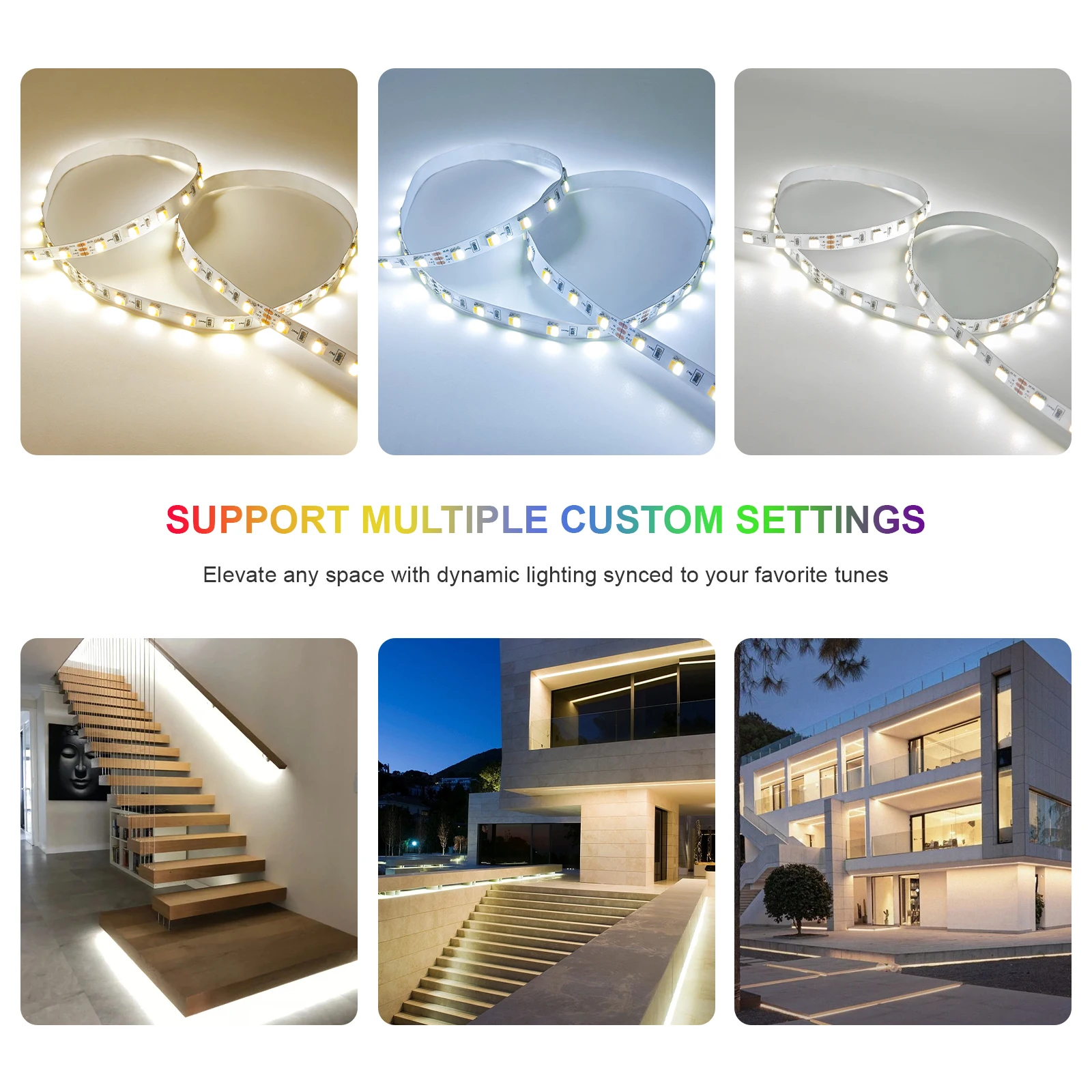 SP636E SP638E ws2805 ws2811 Addressable SPI LED Controller SP639E SP63AE Single Color CCT RGBIC RGBW RGBCCT Light Strip 5-24V