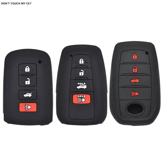 Silikonowe etui na klucze do Toyoty avalon camry corolla rav4 Auris Yaris Highlander Land Cruiser Prius Tacoma Fortuner Mark X