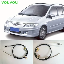 Car accessories G14V-44-410CL1 rear hand brake release cable for Mazda Premacy 1998-2009 CP Haima Freema H2 fit the drum brake