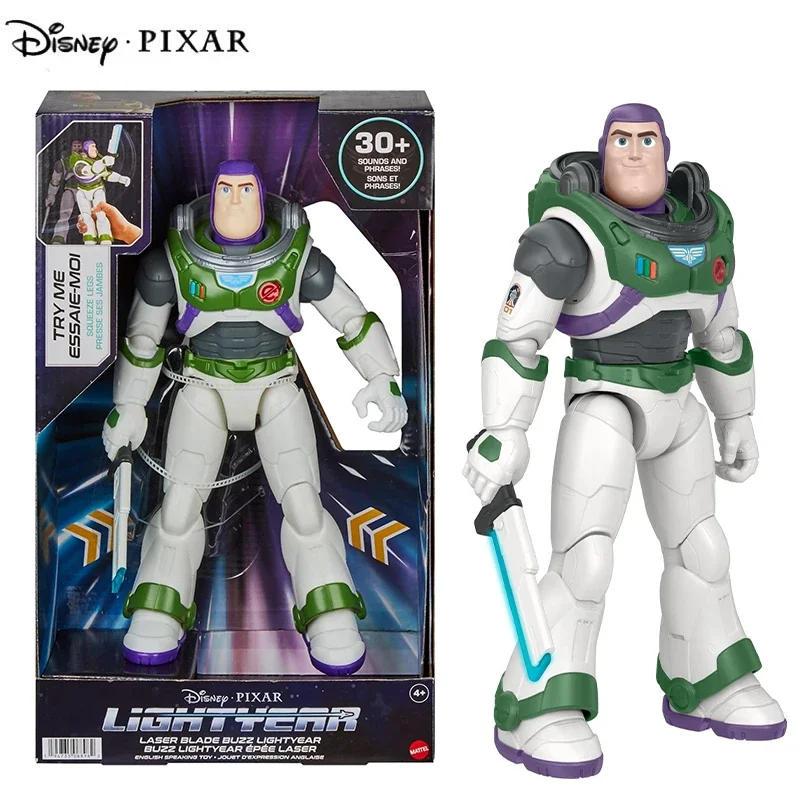 

Disney Pixar Buzz Lightyear Laser Sword Movable Luminous and Sounding Action Figure Robot Model Toys for Children Birthday Gifts