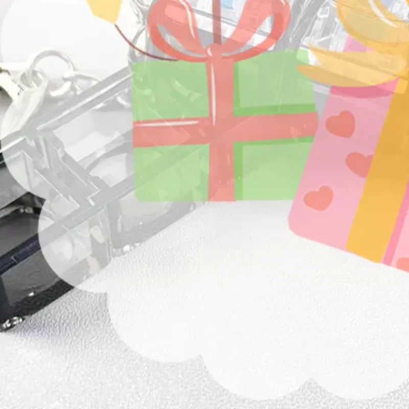 Decompression Button Tester Keychain Pendant Fingertip Press Decompression Toy