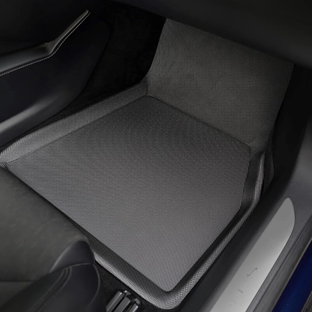 3D-Fußmatten für Tesla Model S 2021 2022 2023 2024 Allwetter Rutschfeste Wasserdichte Bodenmatten Passend für Model S Long Range Plaid – Detail 3