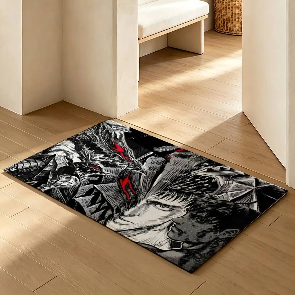 Dark B-Berserk Guts  Soft Absorbent Decorative Floor Mat for Bathroom Entryway Living Room
