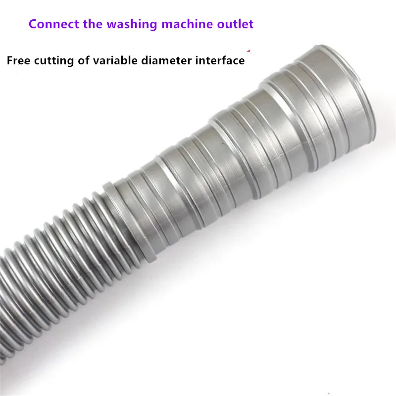 خرطوم الصرف الصحي متعدد العيار، حوض المطبخ، إزالة الروائح الكريهة، تجهيزات عالمية، مقاومة لدرجات الحرارة العالية #2