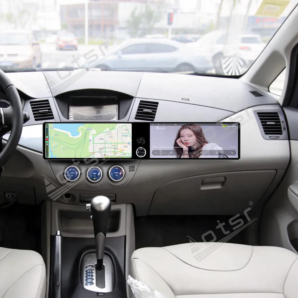 

Двойной 12,3-дюймовый экран Qualcomm Carplay Android, автомобильная мультимедийная система для Mitsubishi Junge 2015~2026, GPS-навигация, автомобильное радио, головное устройство