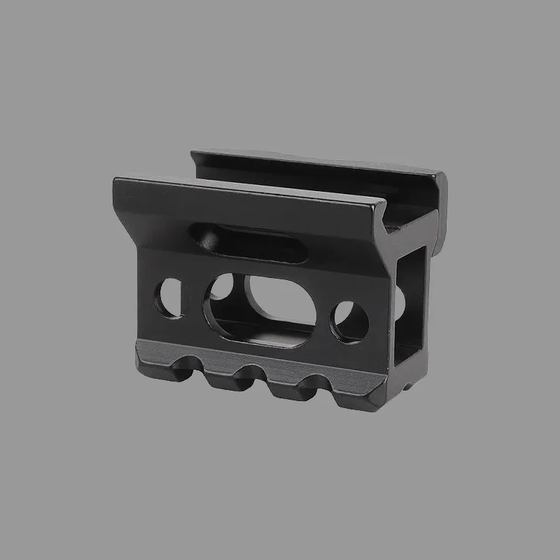 3-slot elevated guide rail, airsoft equipment, 20mm guide rail conversion adapter, converter riser base, Picatinny/Walker