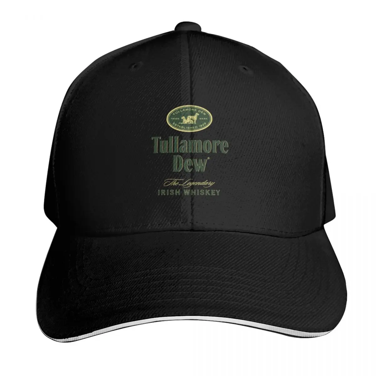 Gorra de béisbol con logo de la cervecería Tullamore DEW Company, gorra de lujo para mujer, gorra de protección solar para hombre y mujer