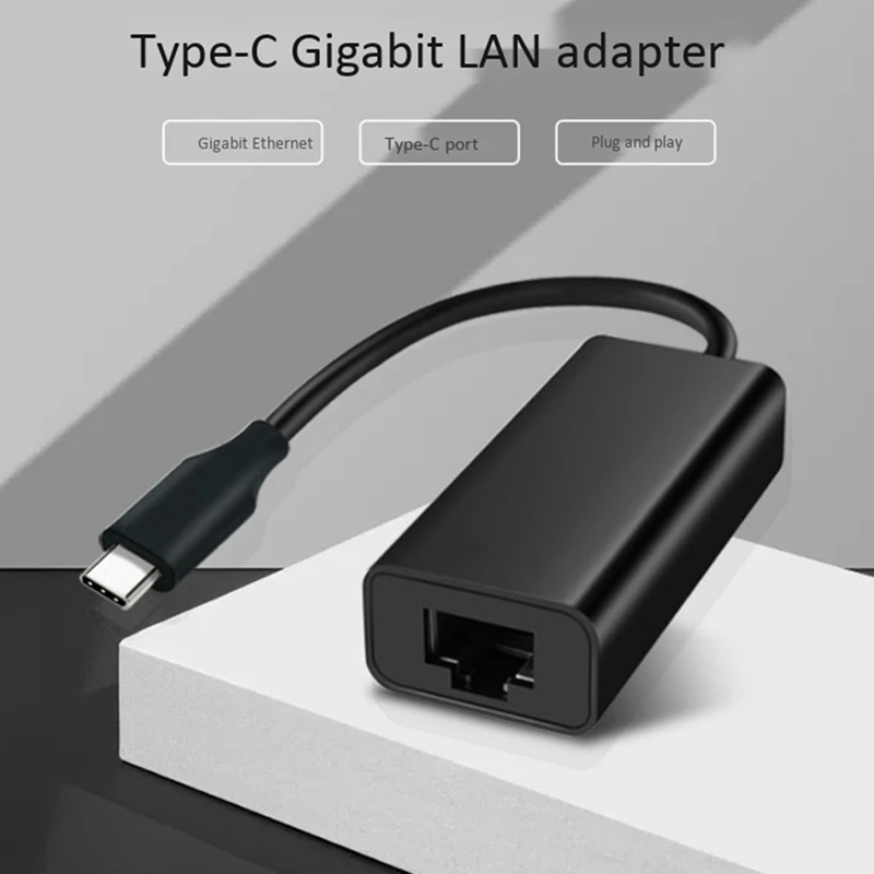 ギガビットネットワークアダプター、キャンパスネットワークデバイス、プラグおよびプレイ、タイプcインターフェイスをサポート