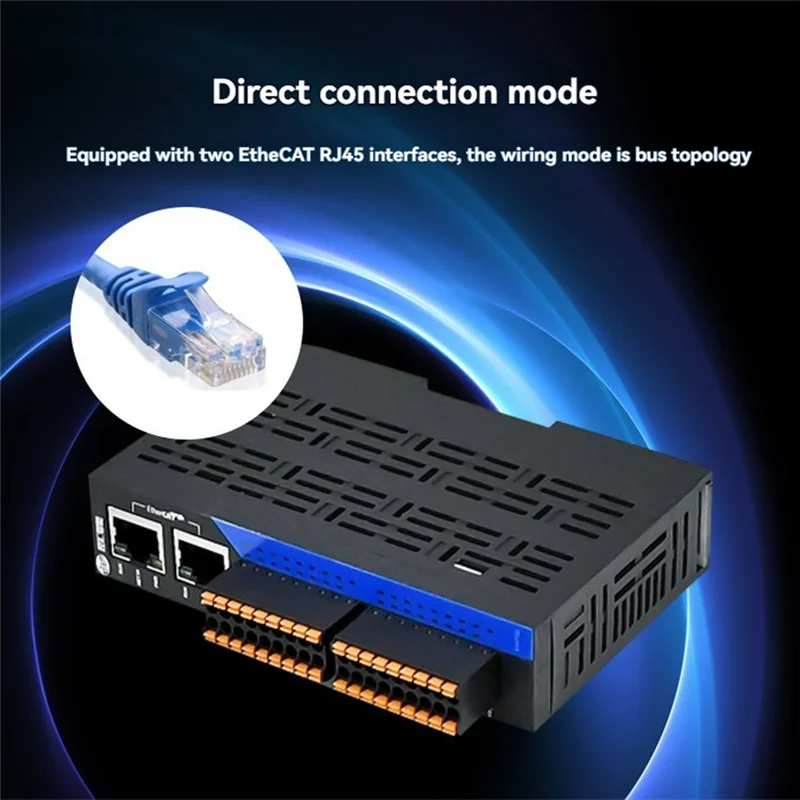 Baru! !EDS-32A Seri Ethercat Modul Akuisisi Data IO Jarak Jauh Pengontrol PLC Komunikasi Ethernet 16 Arah