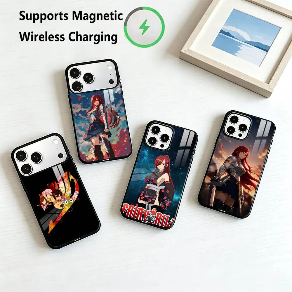 F-Fairy Tail Anime-E  Phone Case For iPhone17,16,15,14,13,12,11 Plus,Pro Allows magnetic wireless charging