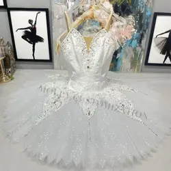 Privately customized new product launch, Dancer Silver Fairy Variation White Ballet TUTU International Competition Performance
