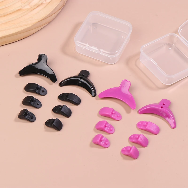 1Pairs 3Sizes Silicone Eyelash Perm Pads Anti-fall Off Lash Lift Rods Shield Reusable Anti-Slip 3D Lashes Curler Applicator