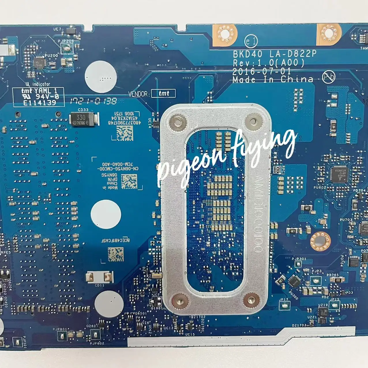 Imagem -06 - Mainboard para Dell Vostro 7460 7560 5568 5468 Laptop Motherboard Cpu: I57200u Ddr4 Cn06ny5g 06ny5g 6ny5g Bkd40 La-d822p