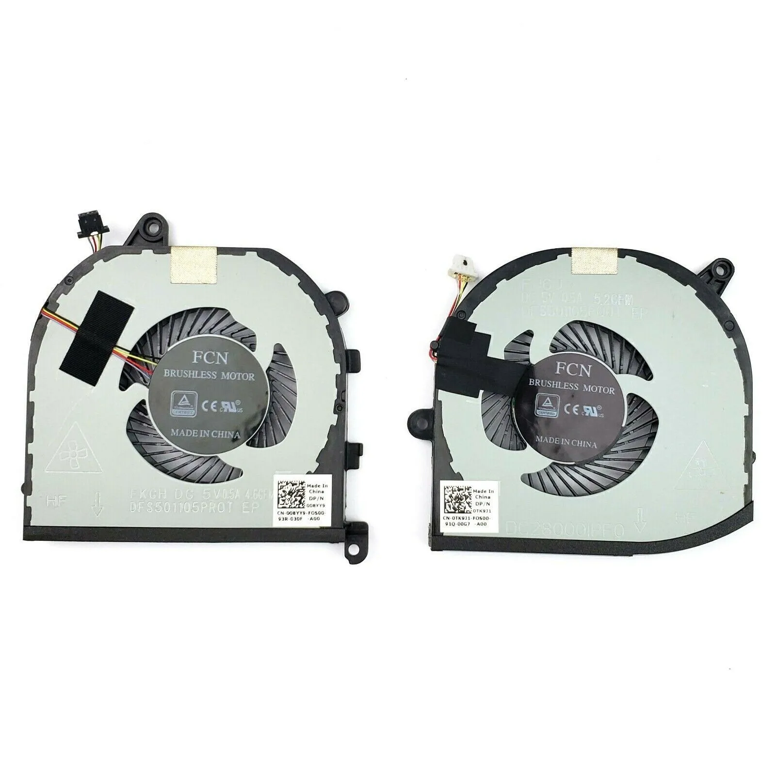 

For CPU+GPU Cooling Fan For Dell XPS 15 9570 7590 Precision 5530 P56F002 Laptop