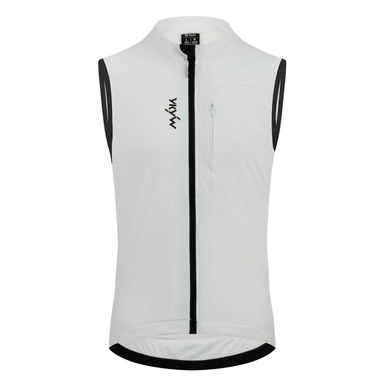 YKYWBIKE Herren Radsport Gel-Isolierte Thermofleece Fahrrad-Windjacke Ärmellose Fahrradweste Winddicht Wasserdicht für Radfahren