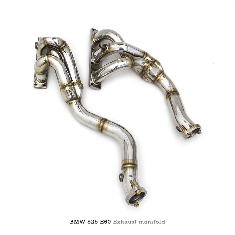 The first section of plantain Exhaust manifold For BMW 525/525i E60 2004-2010 High Quality Stainless Steel Header Exhaust Pipes