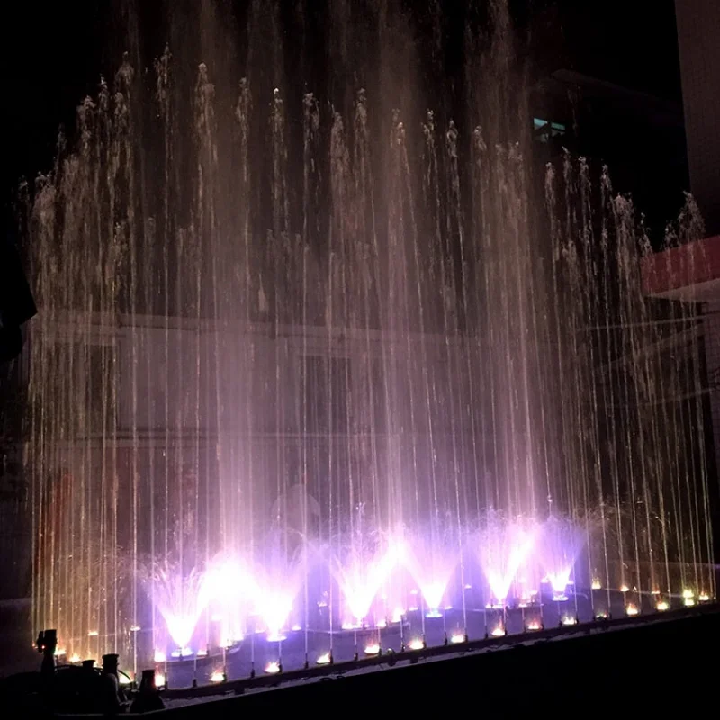custom.Fenlin FS11 Commercial Outdoor Stainless Steel 304 Modern Design Music Dancing Fountain Multicolored LED Lights Res