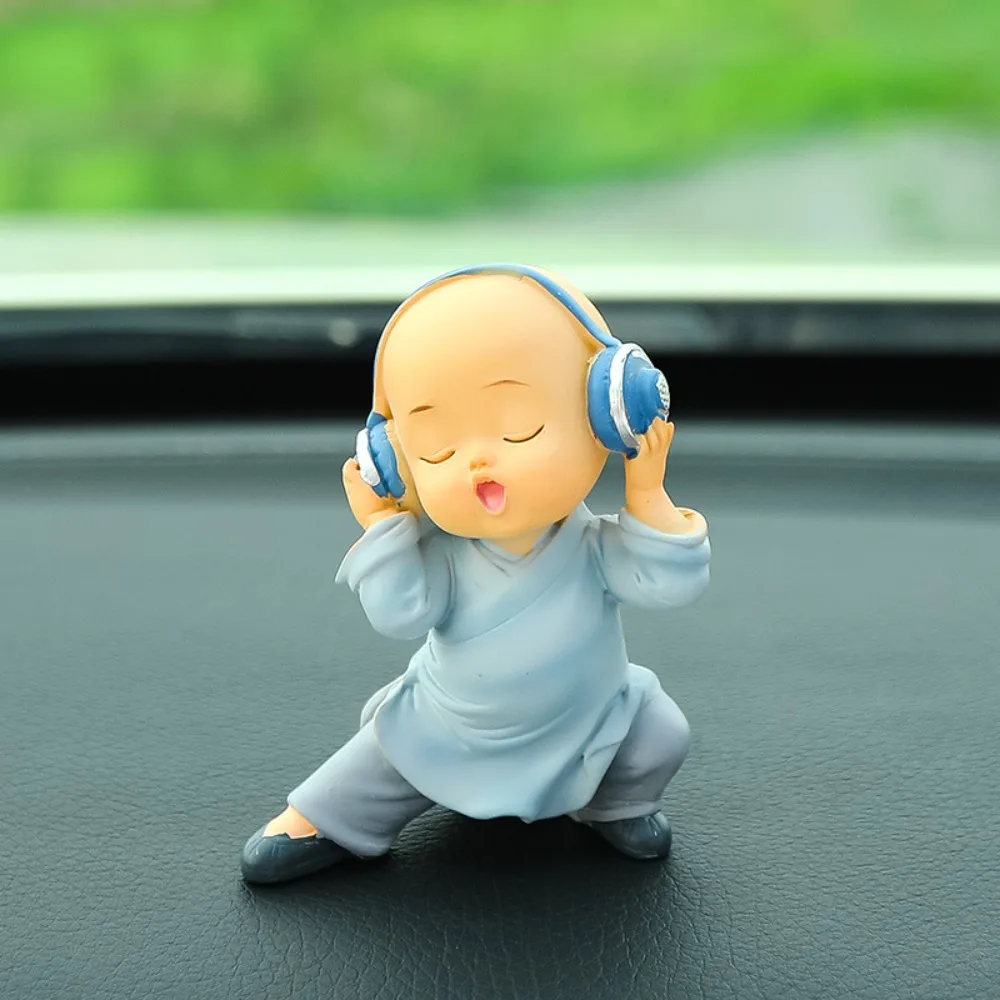 

Crafts Gift Resin Monks Action Figure Monk Decoration Band Figurines Car Ornaments Statues Handicrafts Monks Dolls Boys Gifts