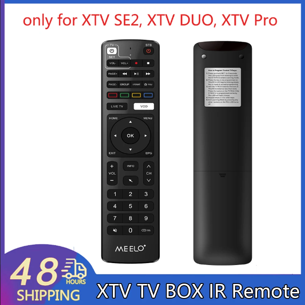 

TV BOX IR Remote Control only For XTV SE2、XTV DUO、XTV Pro