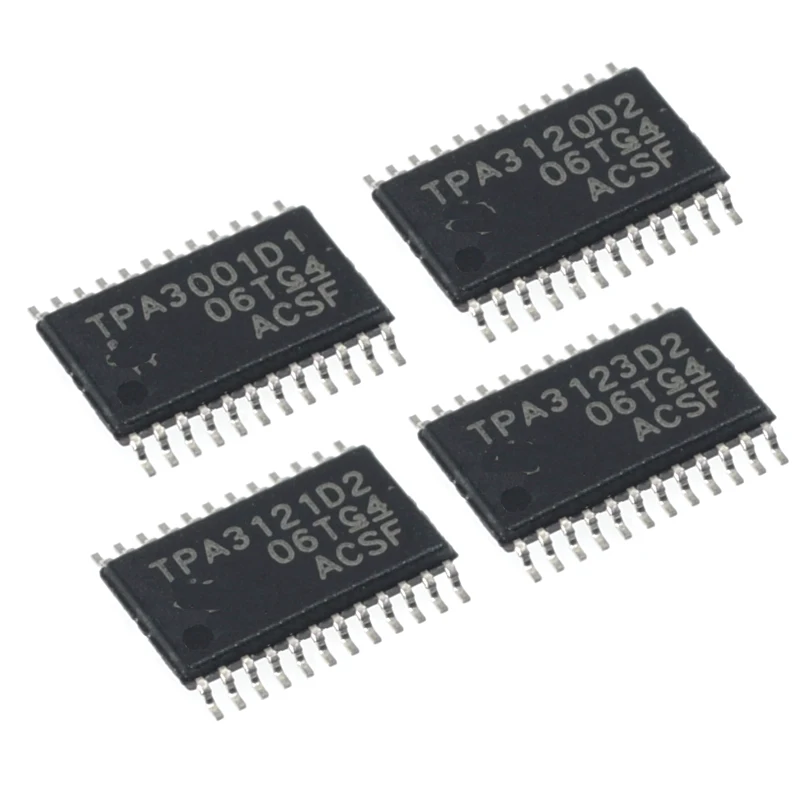 5PCS TPA3001D1PWPR TPA3120D2PWPR TPA3121D2PWPR TPA3123D2PWPR TPA3124D2PWPR HSSOP24 Audio amplifier chip